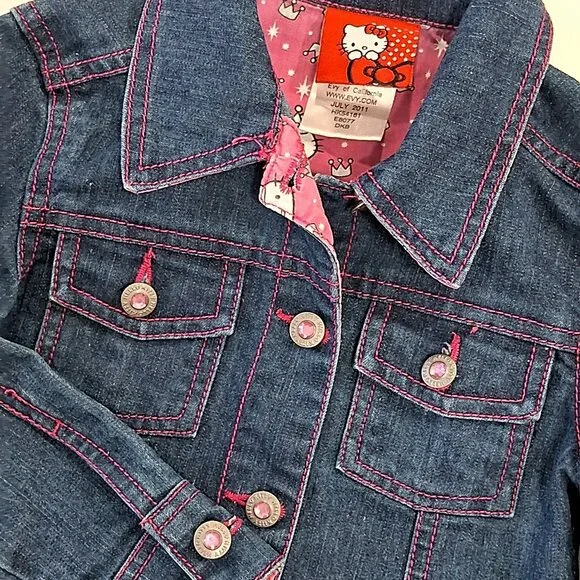 Hello Kitty Denim Jacket - Picture 2 of 12